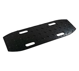 48_x16_x1_2_ Recovery Traction Mats for Snow, Mud Black Left Side View - Mytee Products