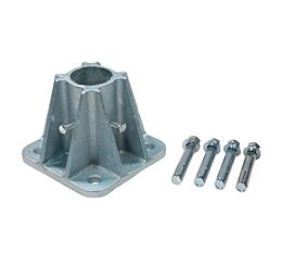 4" X 4" Industrial Safety Railing Single Mounting Socket