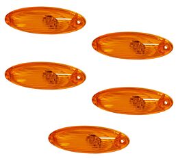 (5 Pack) Side Marker Lamp Replaces OEM: 06-51912-002