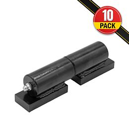 (10 Pack) 7" Heavy-duty Gate Barrel Hinge, Weld-on, Black Powder Coated, 900 lbs Capacity