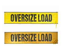 84x18 Mesh Oversize Load Banner, 6 Grommets, 4 Ropes Configure Image Mytee Products