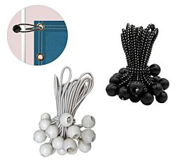 (25 Pcs) Ball Bungee Cord for Tarp Tie Down Main Image View1 - Mytee Products