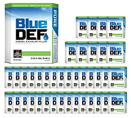 (40 Pack) BLUEDEF Diesel Exhaust Fluid, 2.5 gal