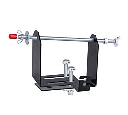 Adjustable Width(4.9” - 9.64”) Weed Wacker Trimmer Line Holder w_ Mounting Hardware Full Front View - Mytee Products