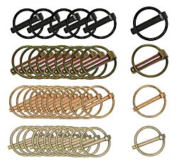 AgraLink 40 Pcs of Lynch Pin Assortment Kit Measurement Main view-Mytee Products