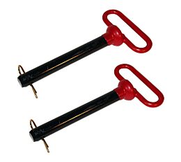 3/4-7/8 Inch Agralink Red Head Forged Hitch Pins w/ Zinc plated Clip