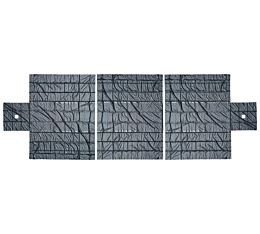 Airbag _ Parachute Fabric Heavy Duty 14oz Lumber Tarp 6ft. Drop - Black - Config image - Mytee Products