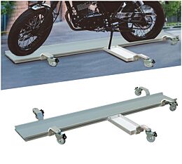 Aluminum Motorcycle Dolly w_ Fully Adjustable Kickstand Plate-Main Image View-Mytee Products