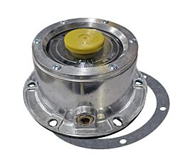 Aluminum Trailer Hub Cap Replacement for Stemco 343-4009, 3434009 w_ Gasket & Rubber Vent Plug - Mytee Products