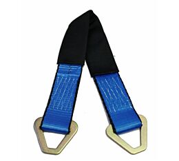 2" x 24" Axle Strap w/ D-Rings and 12" Protective Sleeve