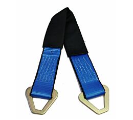 2"x36" Axle Strap w/ D-Rings and 12" Protective Sleeve