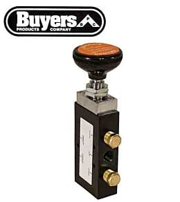 4-Way 3-Position Manual Air Valve With Five 1/4 Inch NPT Ports Dump Truck