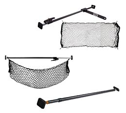 Cargo Bar Adjustable w Divider Bar & Storage Net  Full View Main IMAGE - Mytee Products
