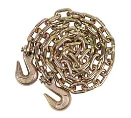 3/8" X 16' G70 Chain with grab hooks, WLL 6,600 lbs