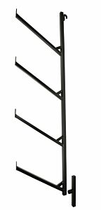 Shipping Container 4 Tier Pipe Rack, 18" (L) x 64" (H)