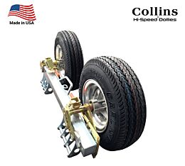 Collins Hi-Speed Towing Dolly PRO Set w_ 5.70_-D Tires, Aluminum Cross Rails, Greasable Hubs, & Pry Bar - 4,280 lbs Capacity - New Main Image - Mytee Products