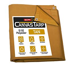 Canvas Tarps - Tan Mytee Products