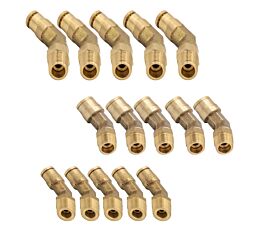 DOT 45° Male Non-Swivel Elbow Push-Lock Air Brake Fitting - Pack of 5 Main View - Mytee Products
