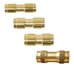 DOT Union Connector Brass Push-to-Connect Air Brake Fitting