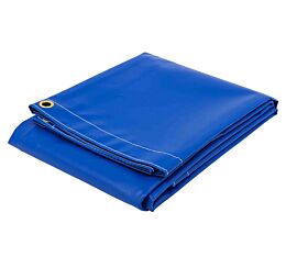 6' x 8' Heavy Duty 18oz Vinyl Utility Tarp - BLUE Color