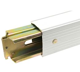 Adjustable Decking Shoring Aluminum Beam - 92_-103_ Length, 2200 lbs WLL Side Angle View-Mytee Products