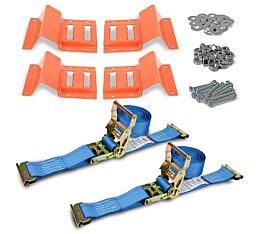 E-Track Wheel Chock and Strap Kit - Main image - Mytee Products
