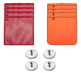 Flags w_ Wire Loop & Mounting Magnets - Kit Image - Truck Safety Supply Kit