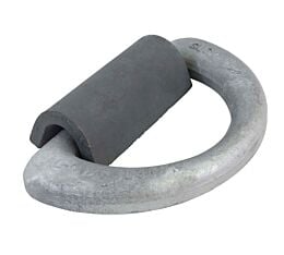 Forged Steel D-Ring WLL 36 Ton Weldable Front View-Mytee Products