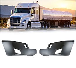 Front Bumper End Cover Kit with Fog Light Cutouts Left & Right Pair Replaces OEM 10057650, 21-28980-012, FRT2128980013 - Mytee Products