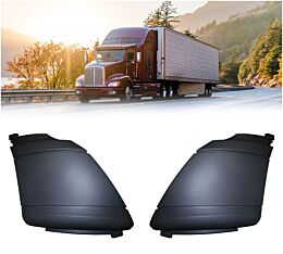 Front Bumper End Cover Kit with Fog Light Holes – Left & Right Pair – Replaces 3720-617-C, 3720-617-C1, 3720-618-C - Mytee Products