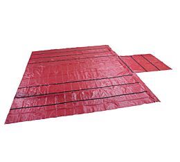 Heavy Duty 18oz Lumber Tarp 24x18 (8' Drop) - Red-Mytee Products