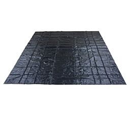 16 x 20 ft Heavy Duty 18 Oz Steel Tarp with 4 FT Drop & Re-Enforced Edges, D Rings & Grommets
