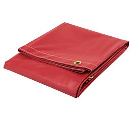 10' x 12' Heavy Duty Red 18oz Vinyl Utility Tarp