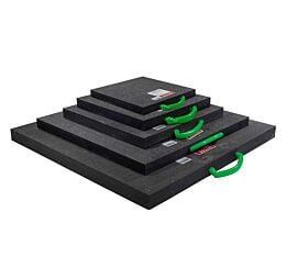 High-Density Outrigger Pads Black 5-Size Group View - Mytee Products