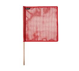 Oversize Warning and Safety Red Flags with Wooden Dowel