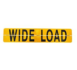 WIDE LOAD Aluminum Center Hinged Sign Made in USA - Mytee Products1