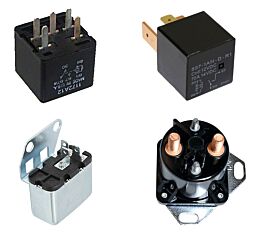 Horn, Overdrive, Ignition, And Glow Plug Relays Replaces OEM 47008716, CB12100, 1831-646-C, 241-120-R, 06-35090-000 - Mytee Products