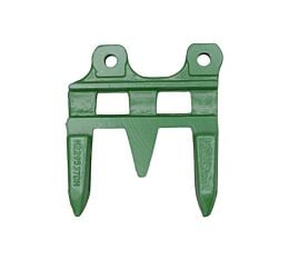 John Deere H229537 Sickle Guard Green Trident Forged Steel Heat Treated Front View-Mytee Products