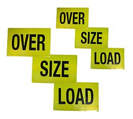 Magnetic Reflective Oversize Load PET Banner - 3 Pcs Main Image View - Mytee Products