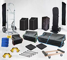 Moving Essentials KIT: Refrigerator, Blankets, Hand Truck, Straps, Covers, Dolly, Bar, Pads, Protectors - Mytee Products