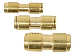 DOT Union Connector Brass Push-Lock Air Brake Fitting