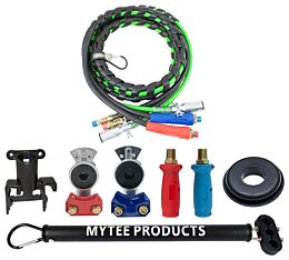 12, 15, & 18 Ft 3-in-One ABS Air Lines Kits with OEM Gladhands & Spring Tender - Mytee Products