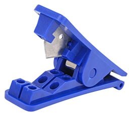 Blue Plastic Air Brake Hose Cutting Tool, 1/2" Capacity