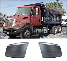 Front Bumper End Cover, Right And Left Hand, Black Replaces OEM 4057028C2, 4057029C2 - Mytee Products1