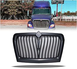 Grille_Withbug_Screen-Satin_Blk_Replaces_OEM_4059-083-C Front View Mytee_Products
