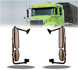 Chrome Mirror Right Hand & Left Hand Replaces OEM A22-59615-007, A22-59615-006 - Mytee Products