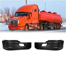 Front Bumper End Cover, Left And Right Hand Black with Fog Light Holes Replaces OEM N71-6120-2000R, N71-6120-2000 - Mytee Products1