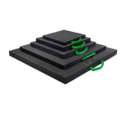 Mytee Medium Outrigger Pad - Black - Config Image - Mytee Products
