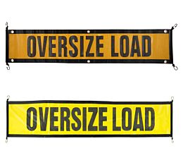 oversize_caution_mesh_banner_with_bungee_cords_yellow-black_pvc_mesh_adjustable_bungees full_view_mytee_products