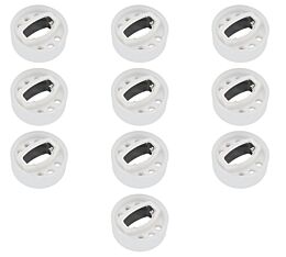 (10 Pack) Plastic Centering Flange for Aluminum Dump Truck Tarp System